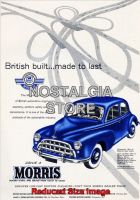 1953 Morris Oxford Advert - Retro Car Ads - The Nostalgia Store